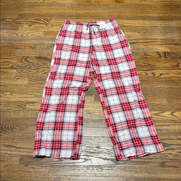 Other - Red and White Plaid Pajama Pants
